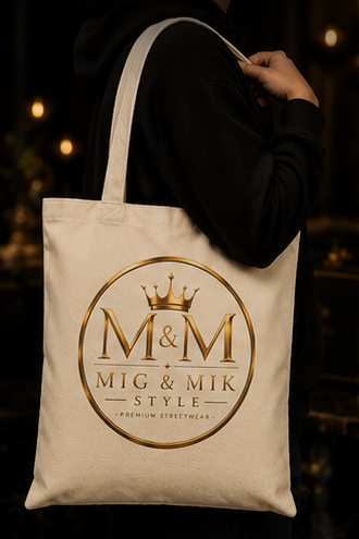 MIG & MIK STYLE Luxury Canvas Tote Bag