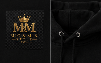 MIG & MIK Luxury Black Hoodie