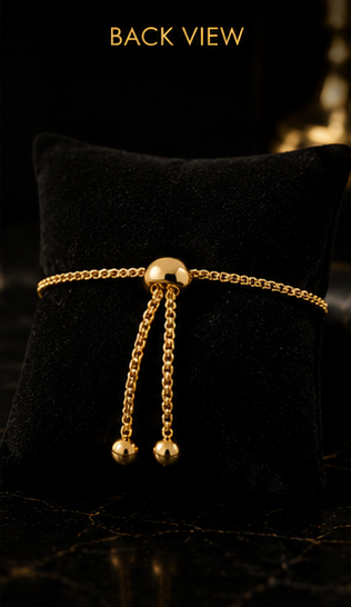 Engravable Heart Cutout Bar Bracelet — Adjustable Rose/Gold Personalized Jewelry