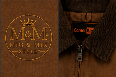 MIG & MIK STYLE Premium Heritage Work Jacket – Brown Gold Edition