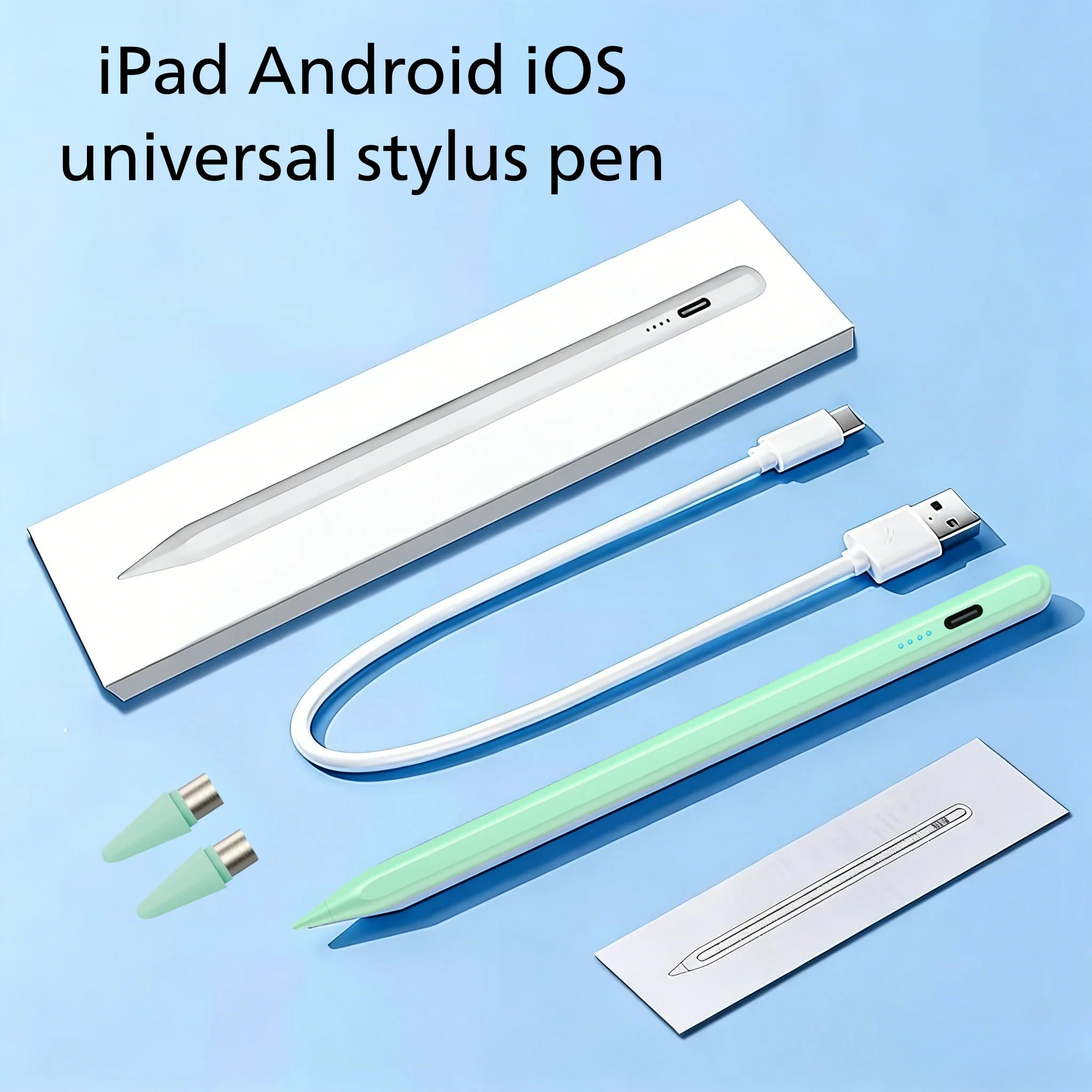 For Apple Pencil Stylus Pen iOS Tablet Touch Pen With Power Display For iPhone Xiaomi Tablet Accessories
