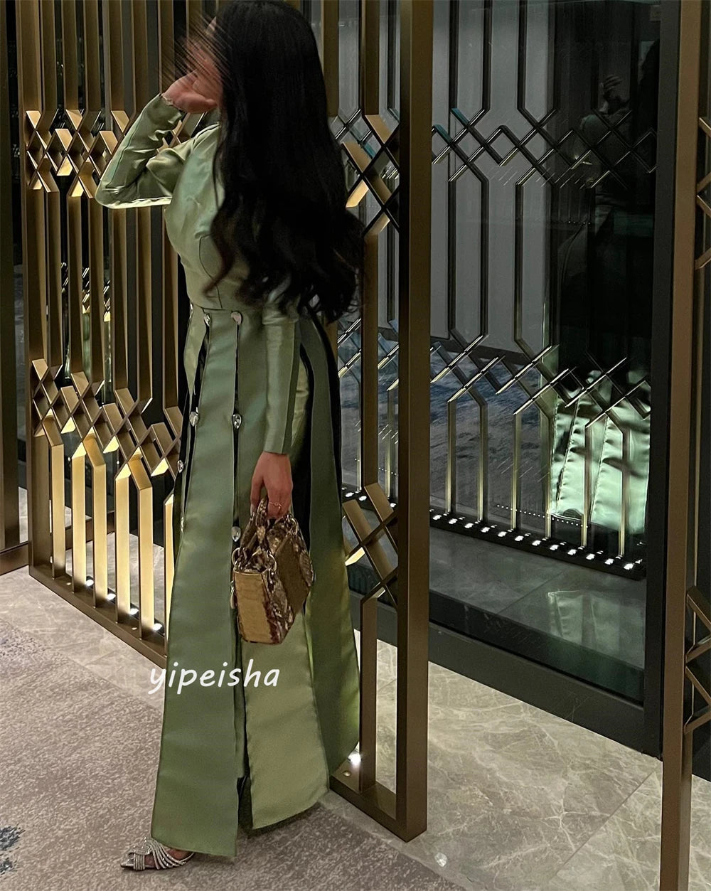 Customized s Ruched Graduation A-line Jewel Bespoke Occasion Gown Long Dresses