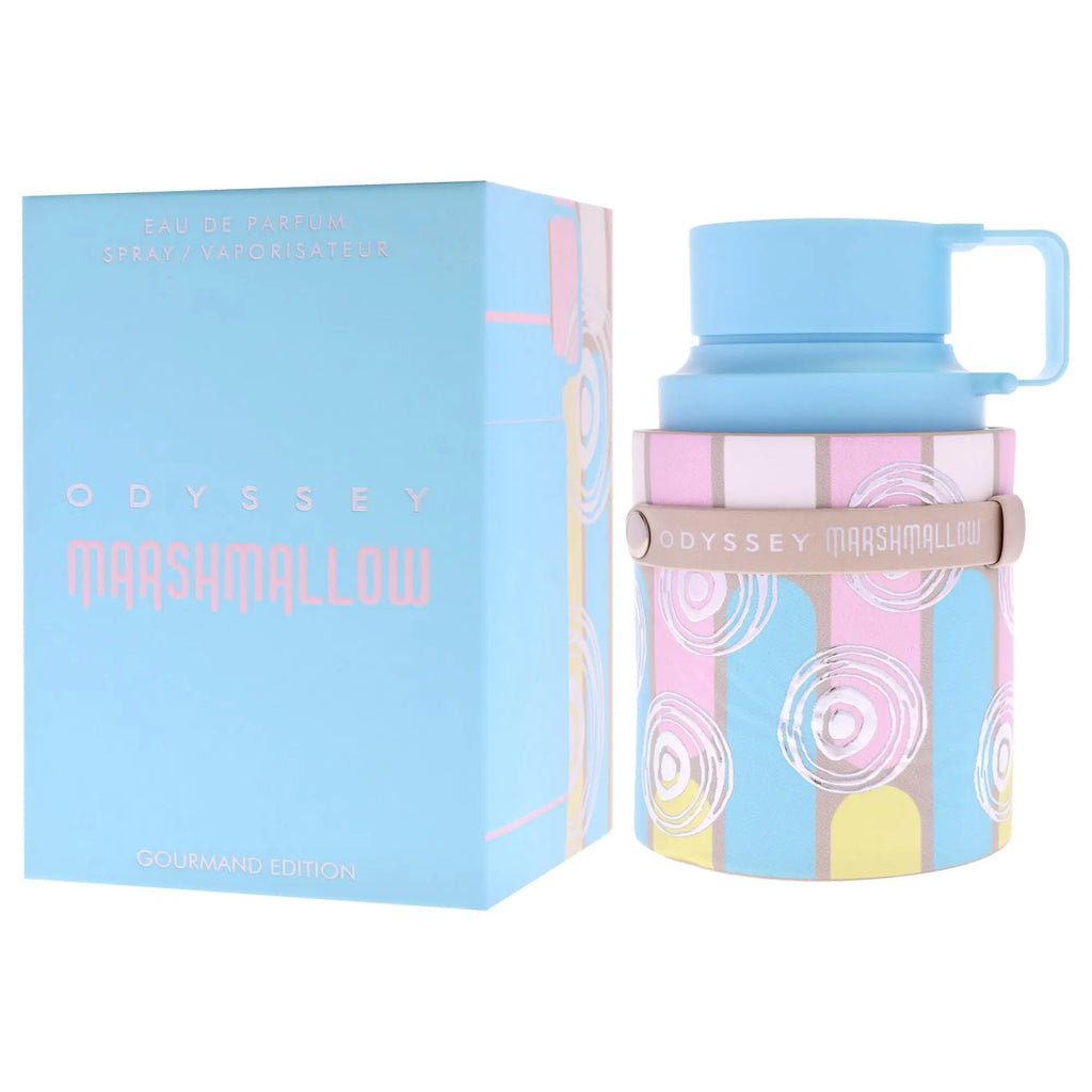Original Arabic Perfume Odyssey Marshmallow Gourmand Edition By Armaf for Women 3.4 Oz EDP Eastern-Middle Eastern fragrance  long lasting fragrance Cologne Persistence Pheromone Arabian women's perfume Portable