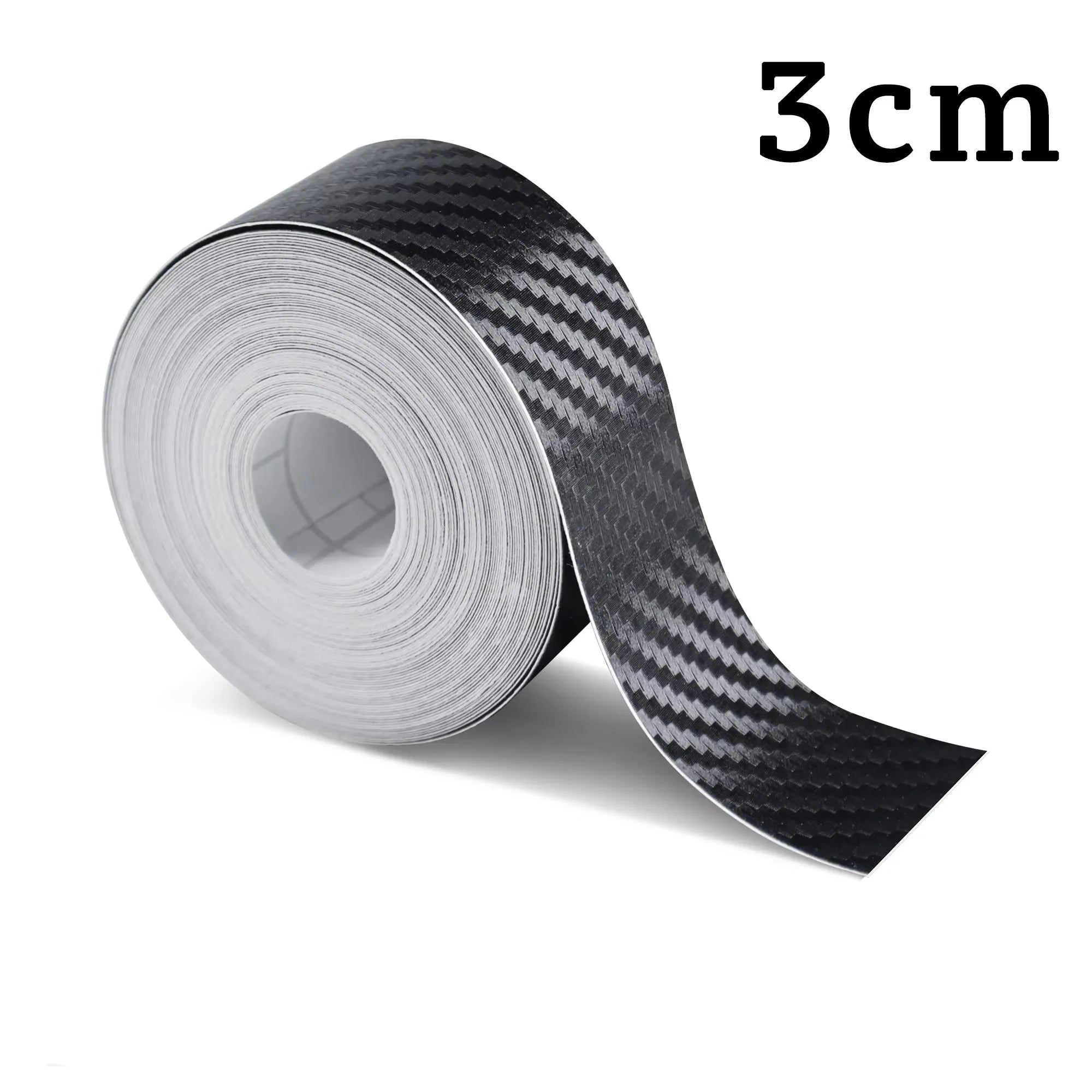 1-5m Nano Carbon Fiber Car Tape Sticker Door Mirror Paste Protector Strip DIY Protection Protective Film Waterproof Adhesive