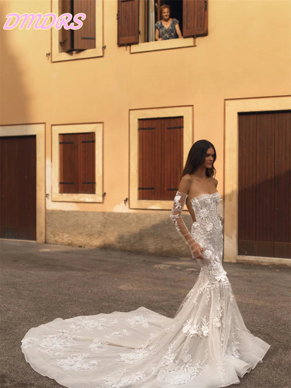 Sexy Backless Lace Wedding Dress 2026 Elegant Sleeveless Floor Length Gown Charming Trumpet Bridal Gown Vestido De Novia