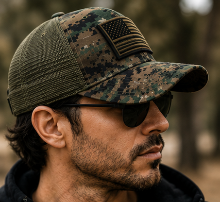 MIG & MIK STYLE™ Tactical American Flag Camouflage Baseball Cap