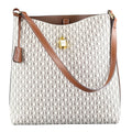 CH Brand Women Bucket Bag 2026 New Retro Monogram Print Shoulder Crossbody Bag Fashion Large Capacity Lock Decor Handbag