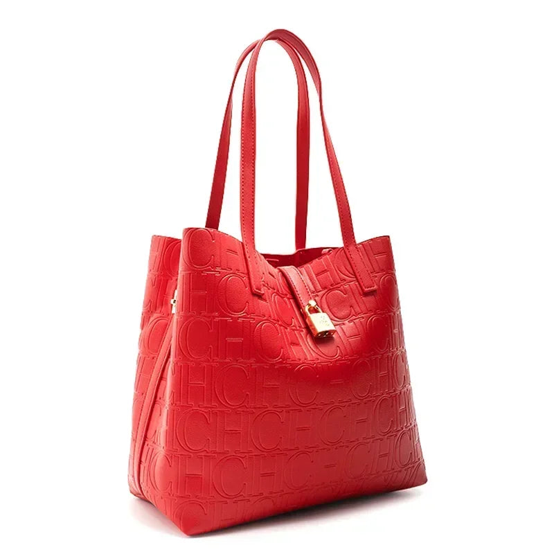 MIG & MIK STYLE™ Letter Pattern Large Capacity Tote Bag