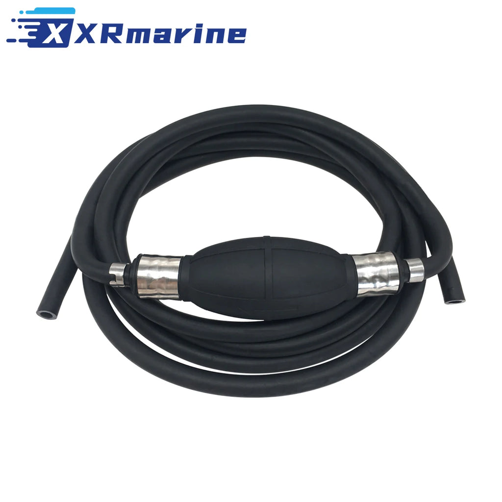 5/16" 8mm Marine Outboard Boat Motor Fuel Gas Hose Line Assembly with Primer Bulb For Yamaha Tohatsu OMC Honda Johnson Suzuki