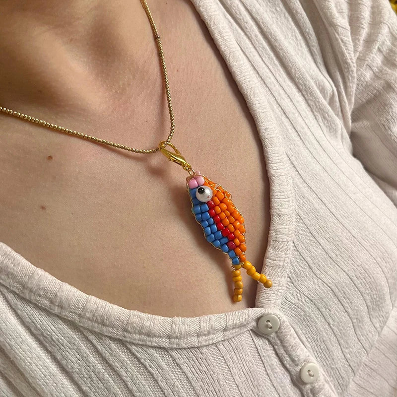 MIG & MIK STYLE™ Colorful Fish Bead Charm Set (10 Pieces)