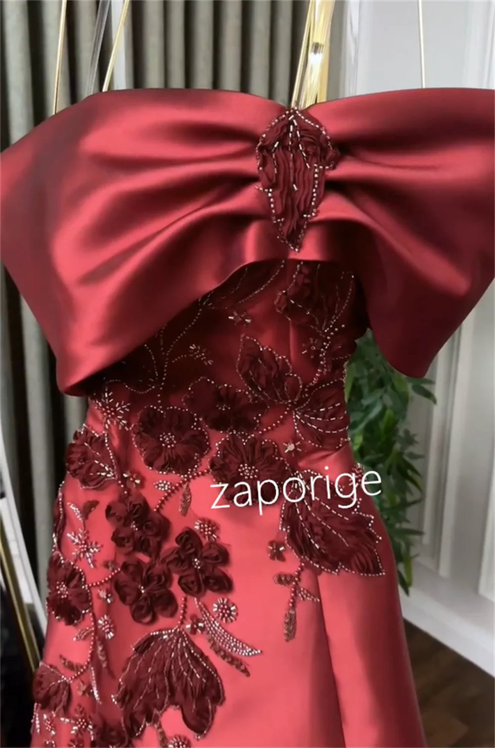 Customized Chinese Style Pattern Flower A-line Boat Neck Long Dresses Bespoke Occasion Dresses Exquisite Modern Style
