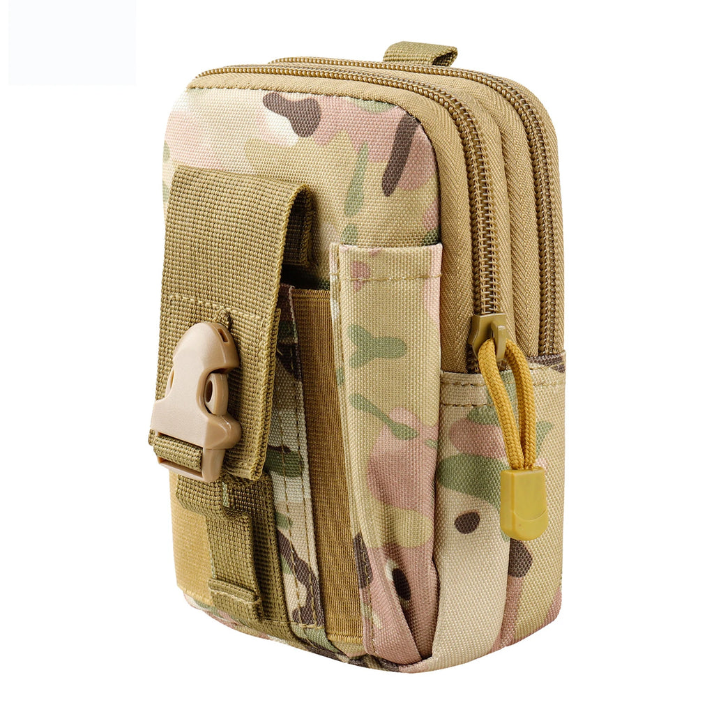 Tactical Waist Pouch Molle Waist Bag Belt Phone Pouch Smart Phone Purse Gear Tool Gadget Pocket for Men Outdoor Camping Hunting
