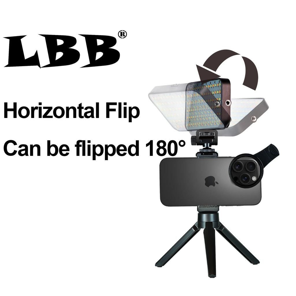 LBB High Quality Reduce Reflected Tattoos Light 96 LED Selfie Light with 52mm Polarizing CPL Lens for Cellphone Lens Tattoo Art