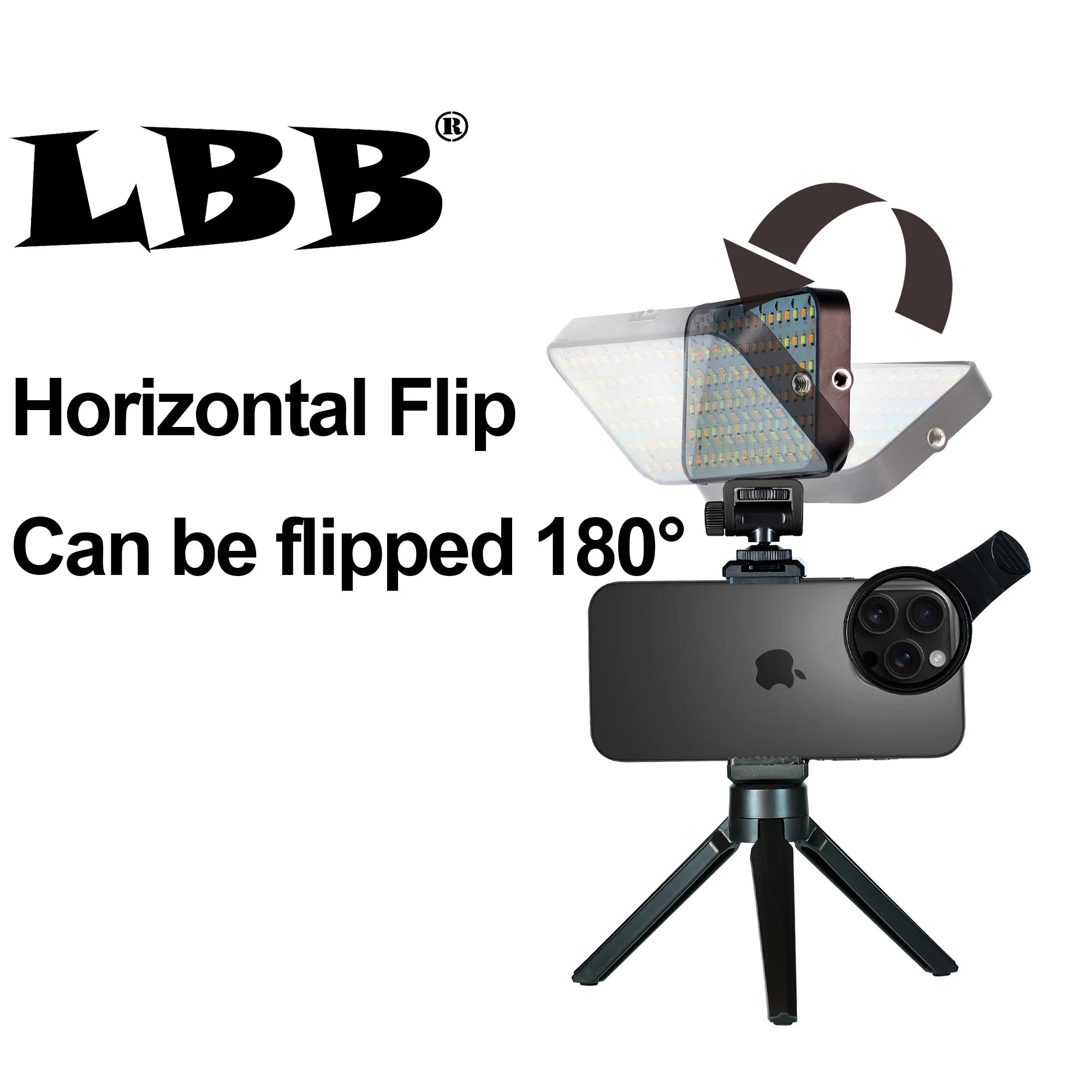 LBB High Quality Reduce Reflected Tattoos Light 96 LED Selfie Light with 52mm Polarizing CPL Lens for Cellphone Lens Tattoo Art