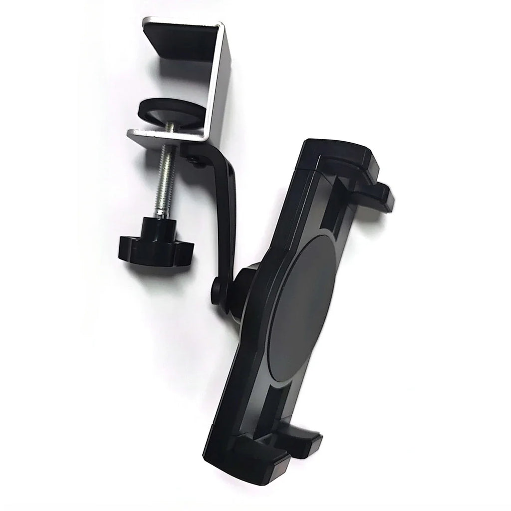 Universal Kitchen Under Cabinet Phone Tablet Holder for 4.7-13 inch Tablets Smartphone Metal Clamp Stand for iPad Air Pro iPhone