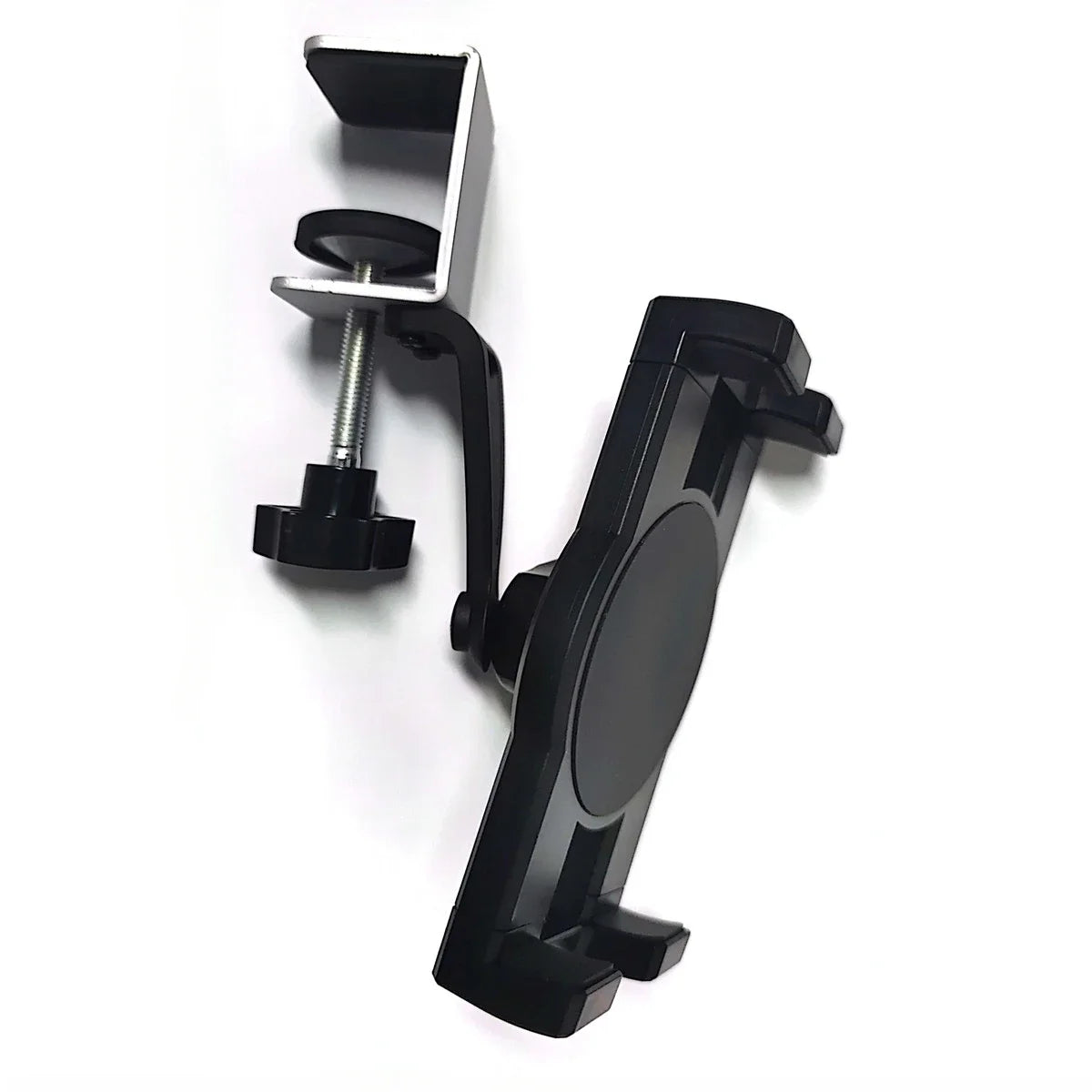 Universal Kitchen Under Cabinet Phone Tablet Holder for 4.7-13 inch Tablets Smartphone Metal Clamp Stand for iPad Air Pro iPhone
