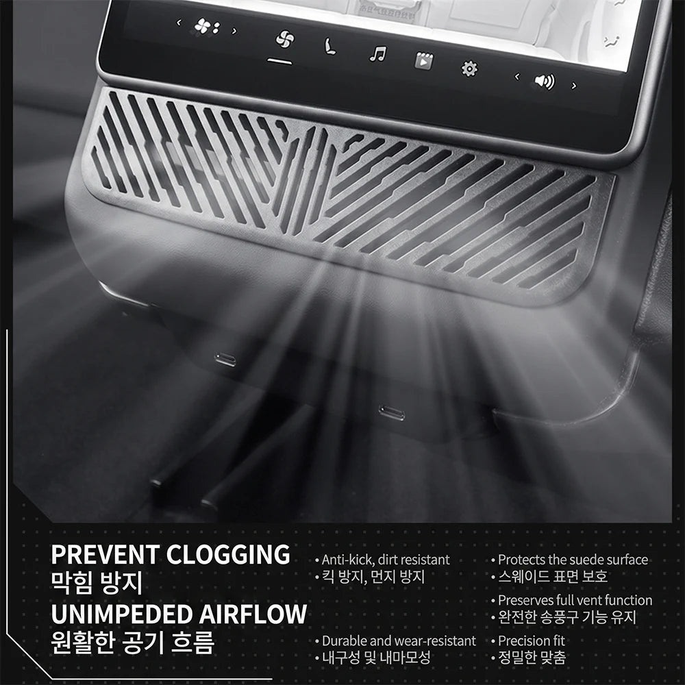 Snap On Air Outlet Grille Protection Rear AC Vent Cover For Tesla New Model Y L YL Juniper 3 Highland 2026 Long Wheelbase LWB
