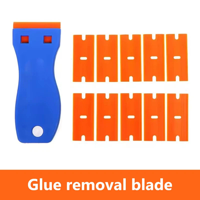 1 Set Car Sticker Removal Multipurpose Plastic Tool Auto Film Glass Home Cleaner