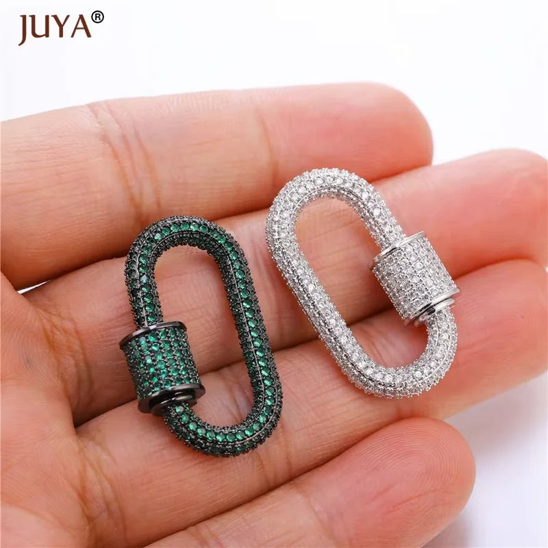 MIG & MIK STYLE™ Luxury Pavé Zircon Carabiner Clasp