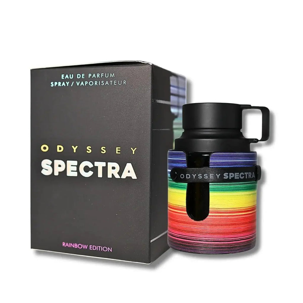 Original Armaf Odyssey Spectra Rainbow Edition for Unisex Eau De Parfum Spray 3.4 Ounce Eastern-Middle Eastern Fragrance Long Lasting Fragrance Cologne Natural Perfume Cologne Arabian Women's Perfume  Clean Fresh Scent