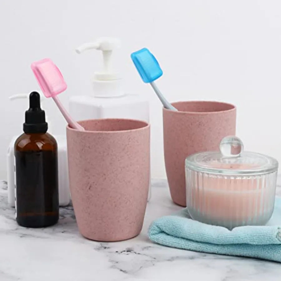 5 Pcs Toothbrush Covers - Portable Toothbrush Head Case Cover for Travel, Home, Office, Hotel, Outdoor