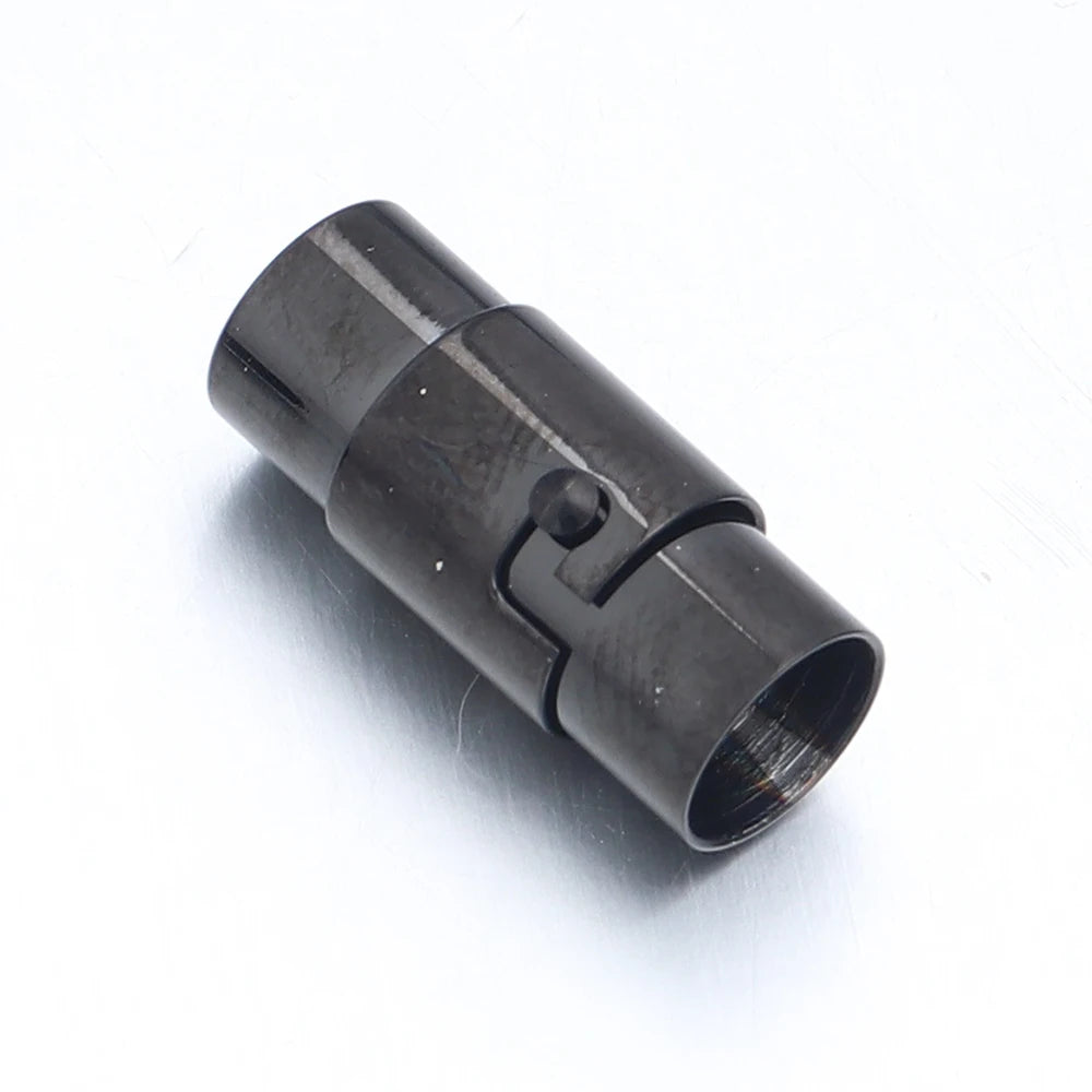 Stainless Steel Strong Magnetic Clasps Leather Cord End Clasps Hooks Connectors For DIY Jewelry Making Bracelet Necklace