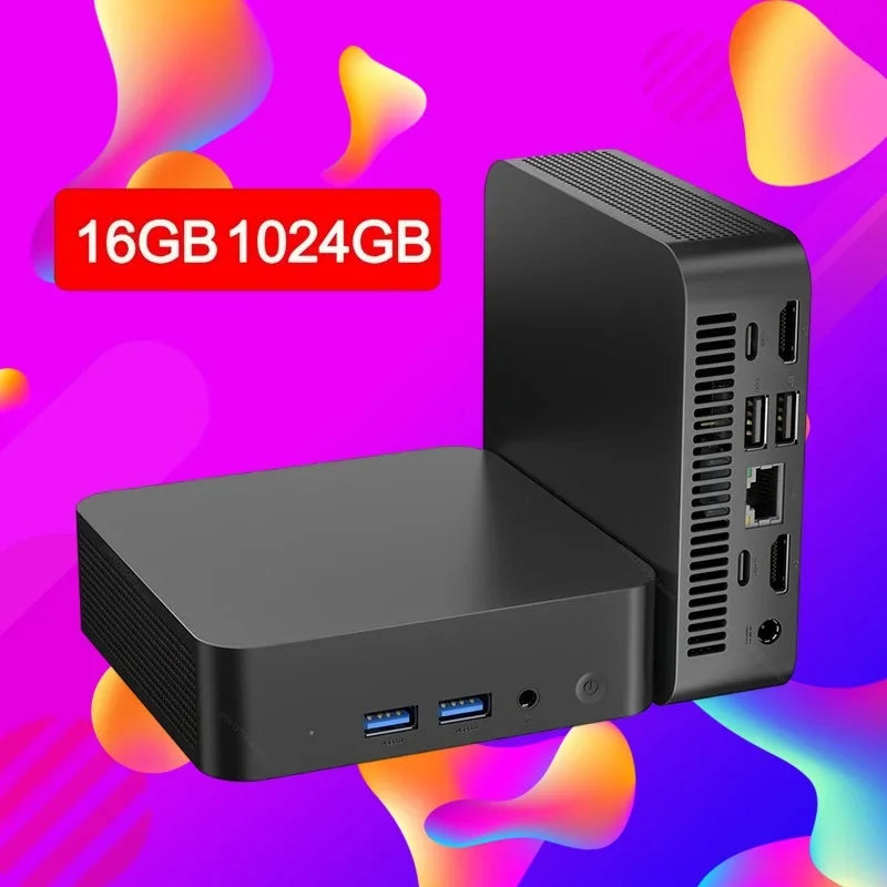 2026 Arcane Varnished MINI PC Windows 11 Pro Core I3 6100 RAM 1TB SSD WIFI 6 BT5.2 4K HD Splendid Leisure Gaming Office