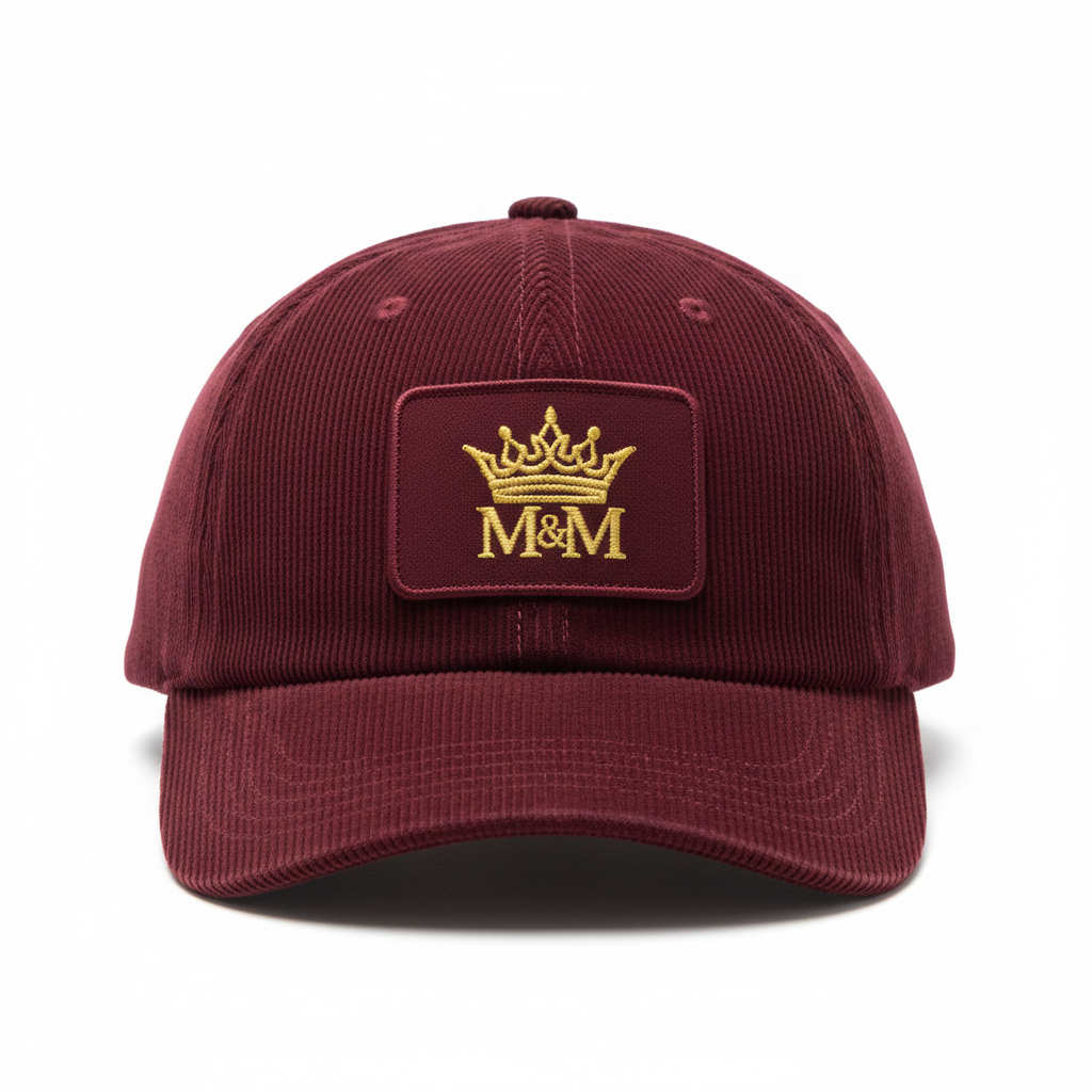 M&M Snapback Cap – Black & Gold