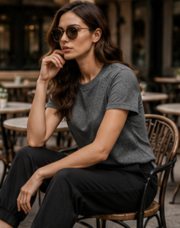 Essential Cotton Stretch Tee