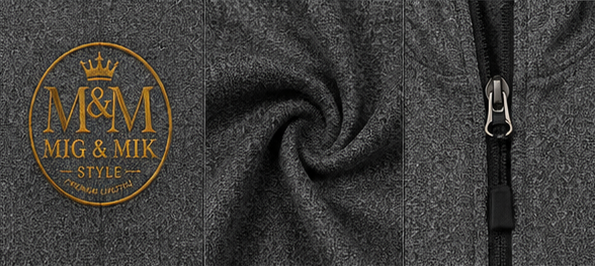 MIG & MIK STYLE™ Men's Premium Soft Shell Jacket (Embroidery)