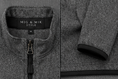 MIG & MIK STYLE™ Men's Premium Soft Shell Jacket (Embroidery)