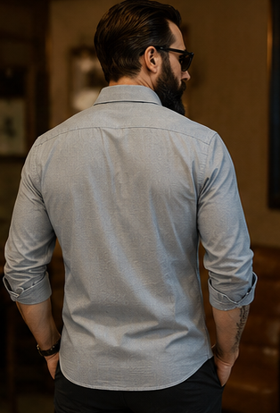 Maden Men’s Cotton Business Casual Shirt