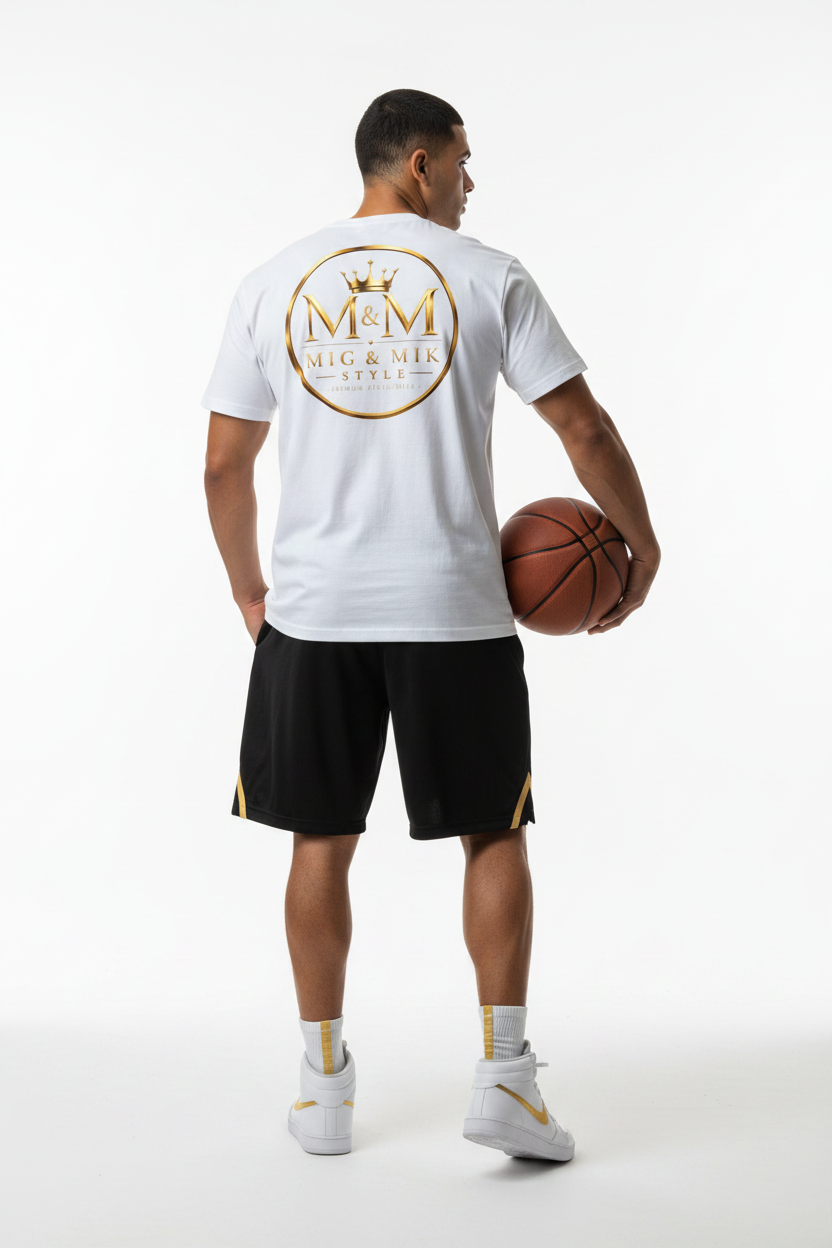 Male Back – T-Shirt Basketball MIG & MIK STYLE