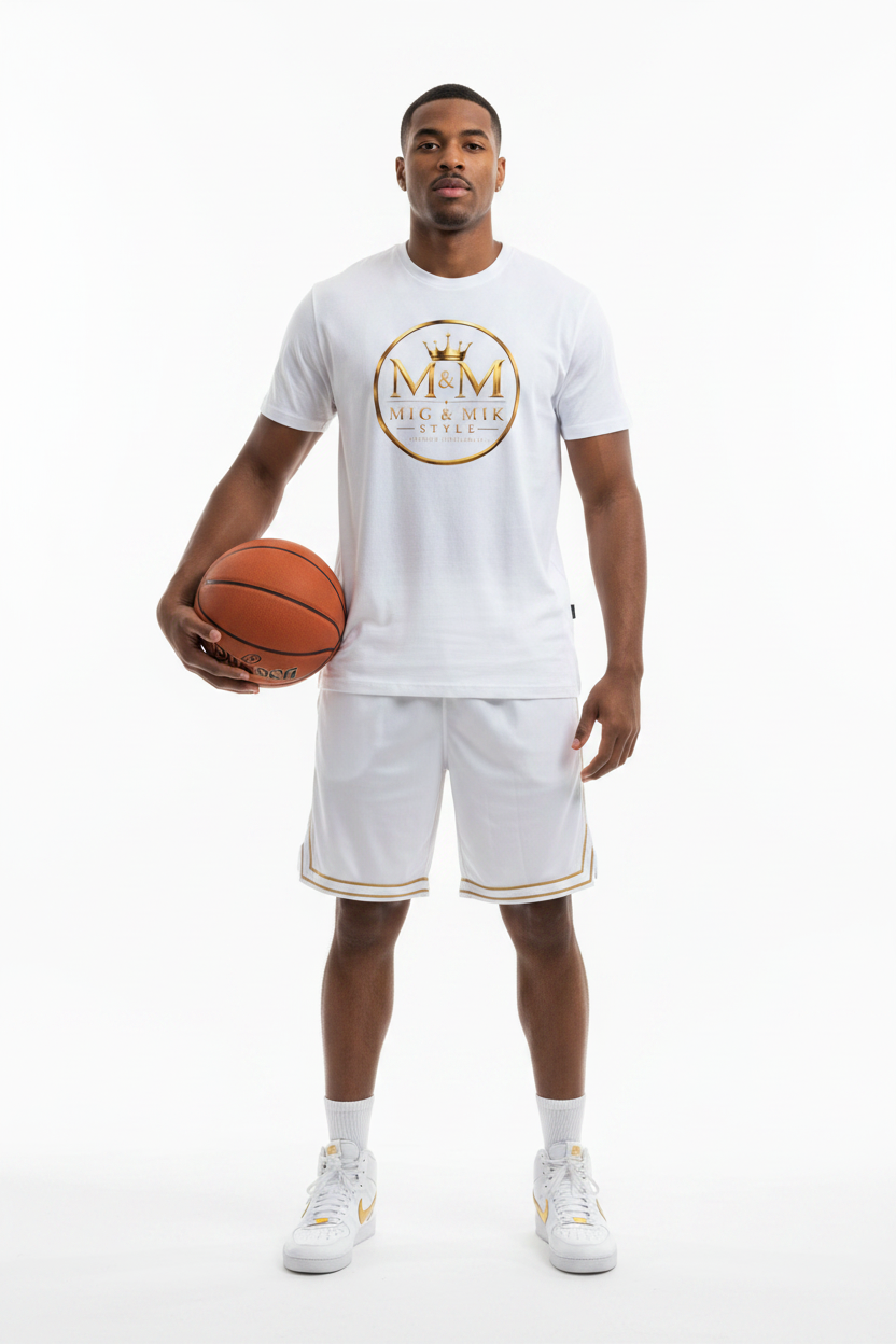 Male Front – T-Shirt Basketball MIG & MIK STYLE