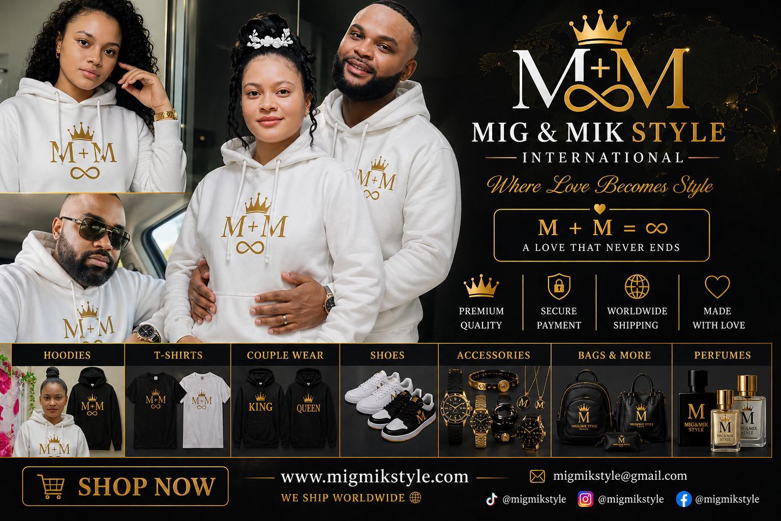 MIG & MIK STYLE Premium signature T-Shirt
