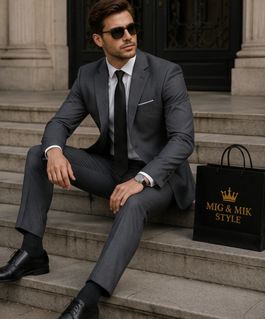 Modern Business Two-Piece Suit