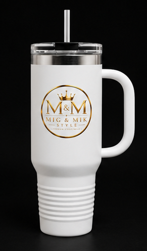 MIG & MIK STYLE 40oz Insulated Tumbler