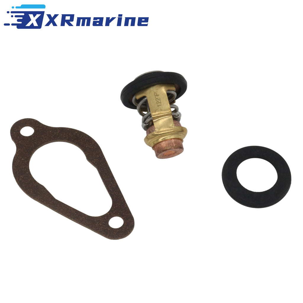 Thermostat Outboard Motor Assembly Cooling System 122℉ 50℃ for TOHATSU 2-40 HP 3H6-01030-0 350-01030-1 345-01030-1 346-01030