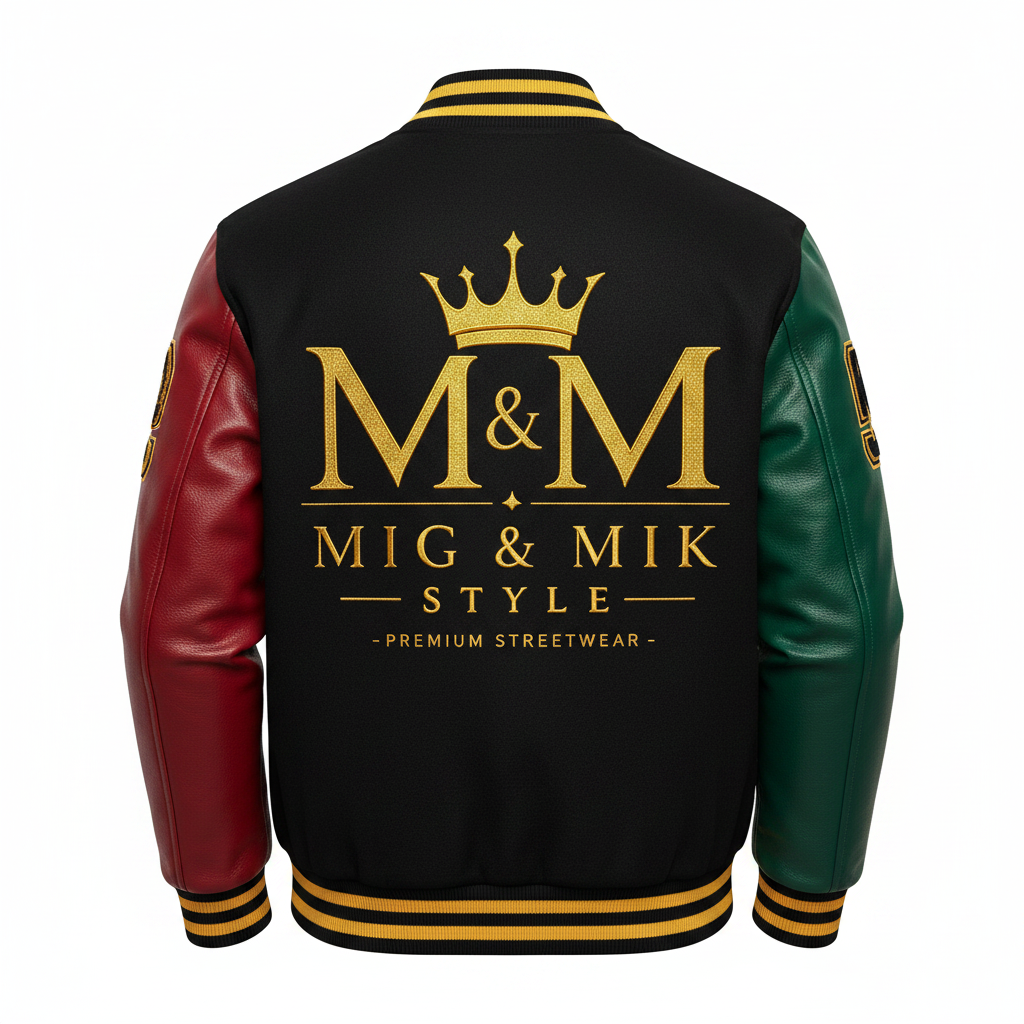Varsity Jacket Back – MIG & MIK STYLE