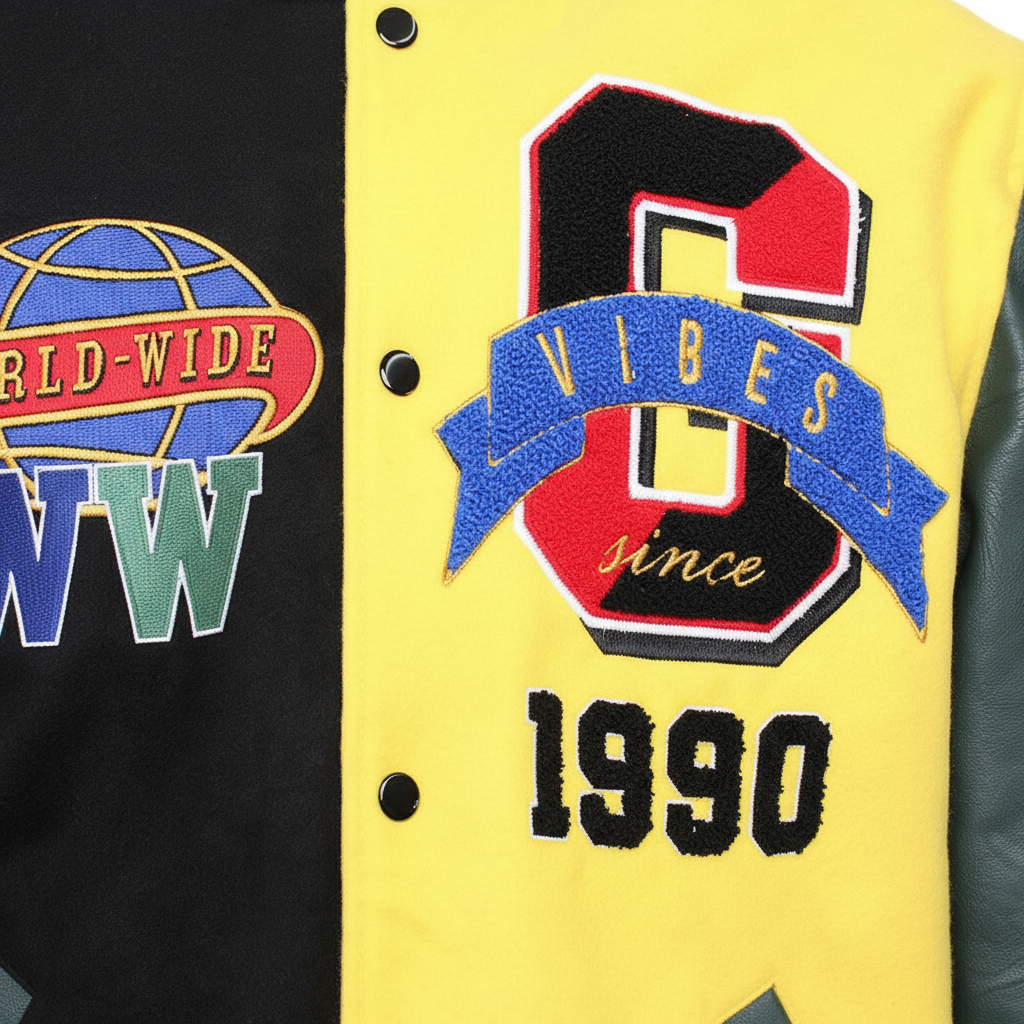 Varsity Jacket Close-Up