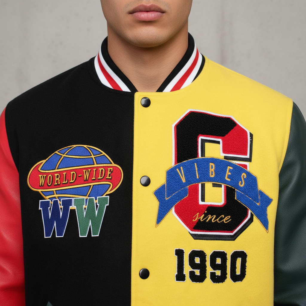Varsity Jacket Close-Up