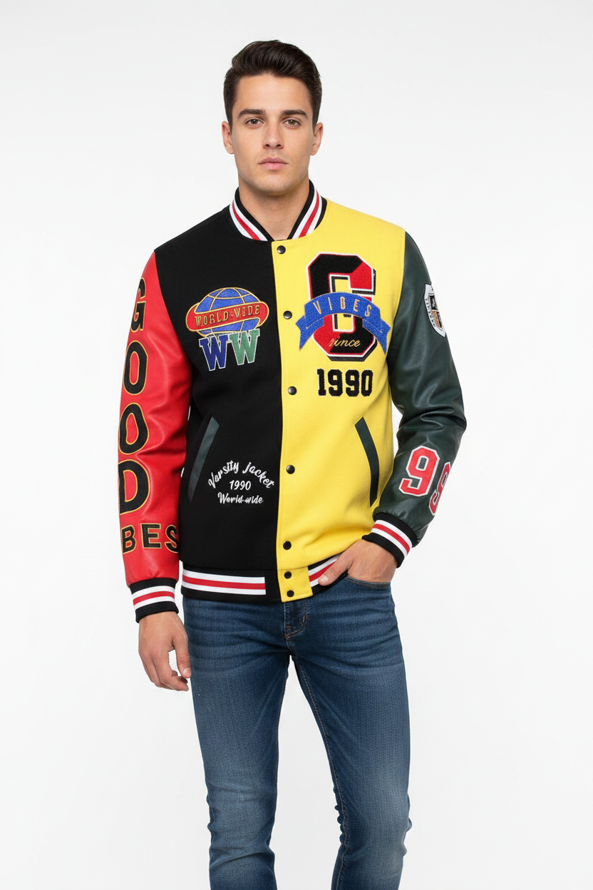 Varsity Jacket Mannequin Front