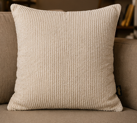 Heritage Crest Woven Accent Pillow — Atelier Edition